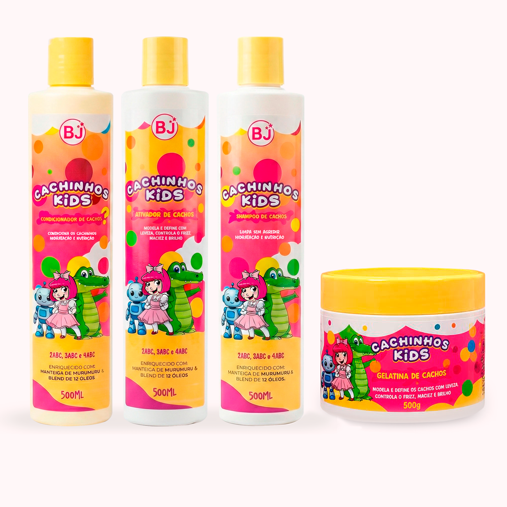 Shampoo Infantil Boneca Juju para cabelos cacheados 500ml.