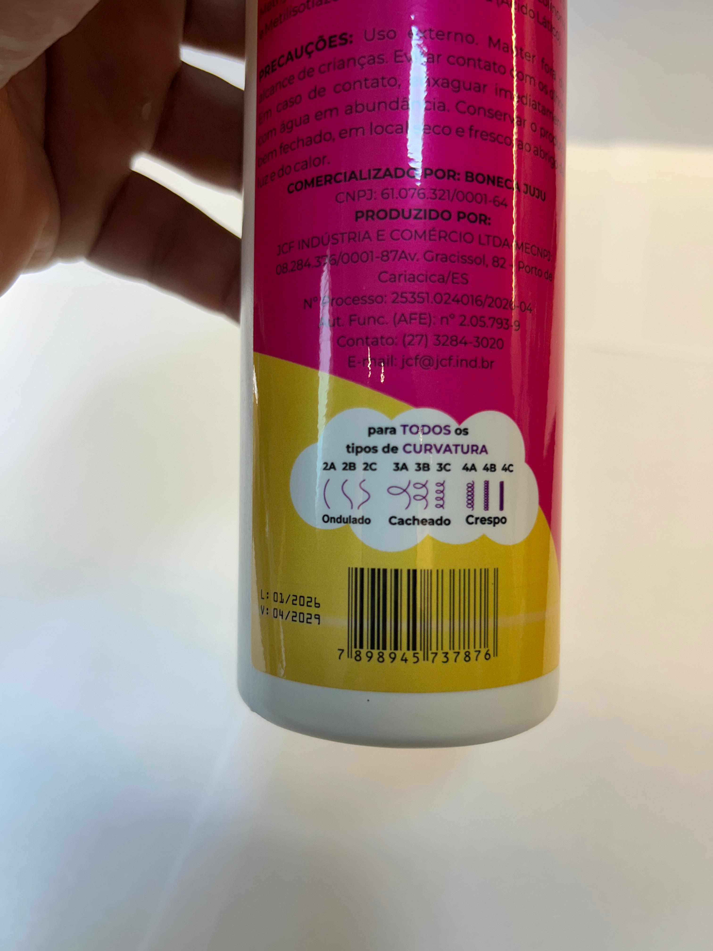 Shampoo Infantil para Cabelos Cacheados 500ml | Boneca Juju